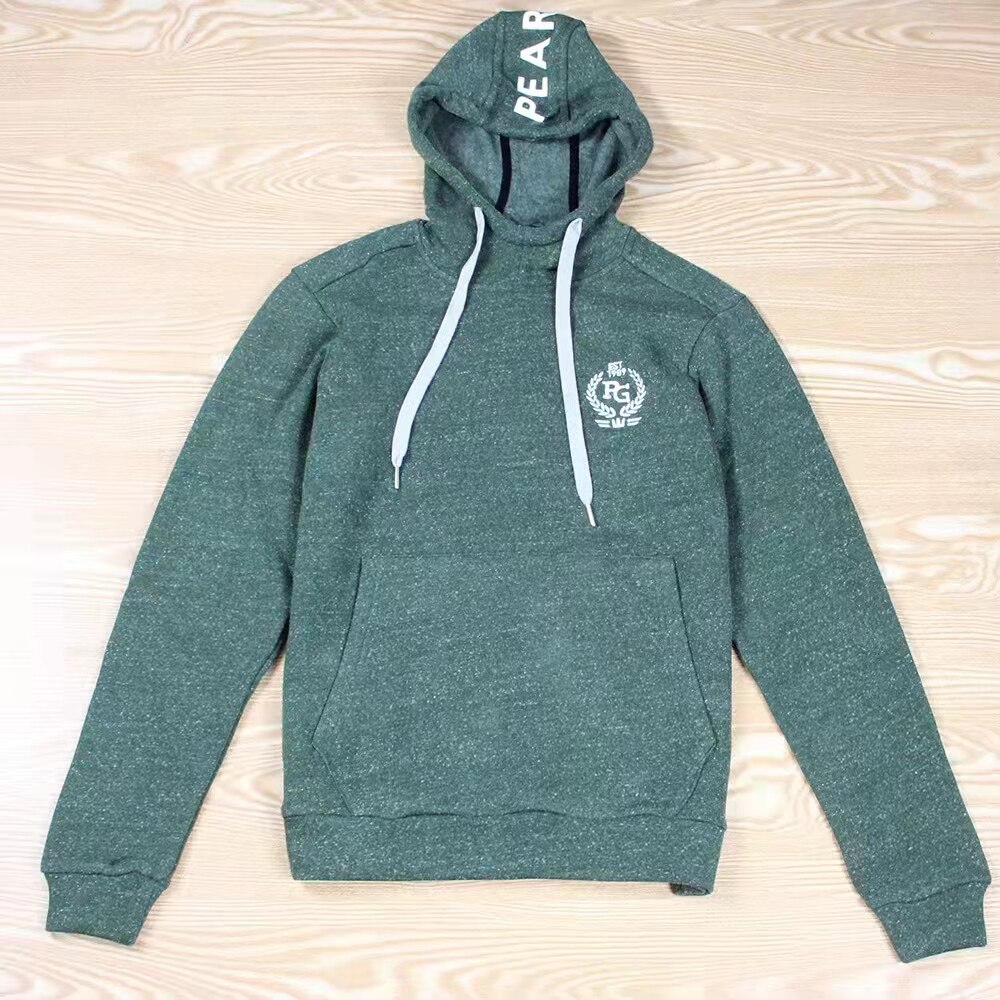 Ubrania do gry w golfa nowa jesienna i zimowa męska kurtka golfowa z kapturem moda sportowa bawełniany sweter: green / 6