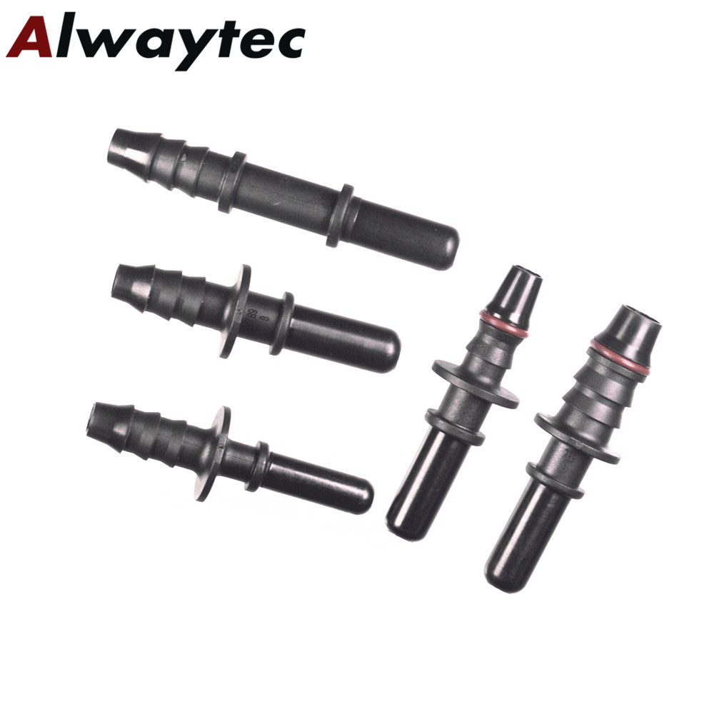 A ABSOPRO 5/16 tot 10.5mm Rechte Auto Brandstofslang Snelle Ontkoppeling Connector 2 Set