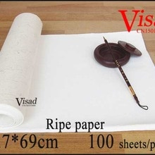 Kinesisk rispapir goingbi maleri kalligrafi kokt papir for maling darwing forsyninger moden xuan papir 34.7*69cm