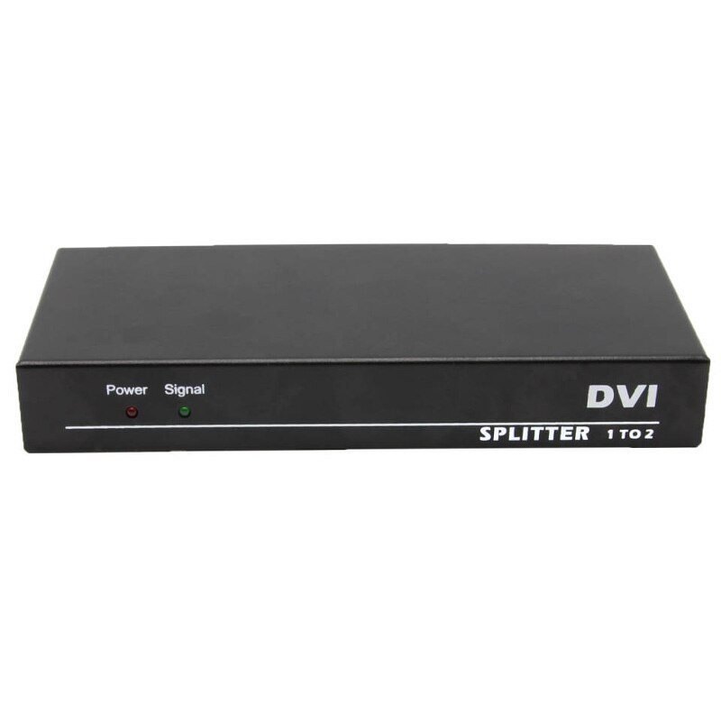 Active DVI Splitter 1X2 out box DVI splitter dual monitor DVI 1 in 2 out 1080P for PC laptop projector