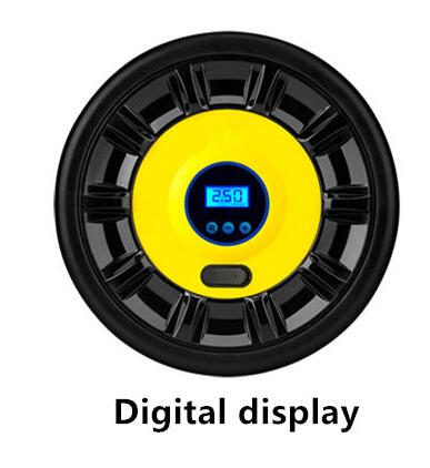 Dc 12V Auto Luchtcompressor Pomp Voor Soorten Voertuigen Abs Led Display Tire Inflator Pomp Draagbare Elektrische Auto luchtpomp: WHITE