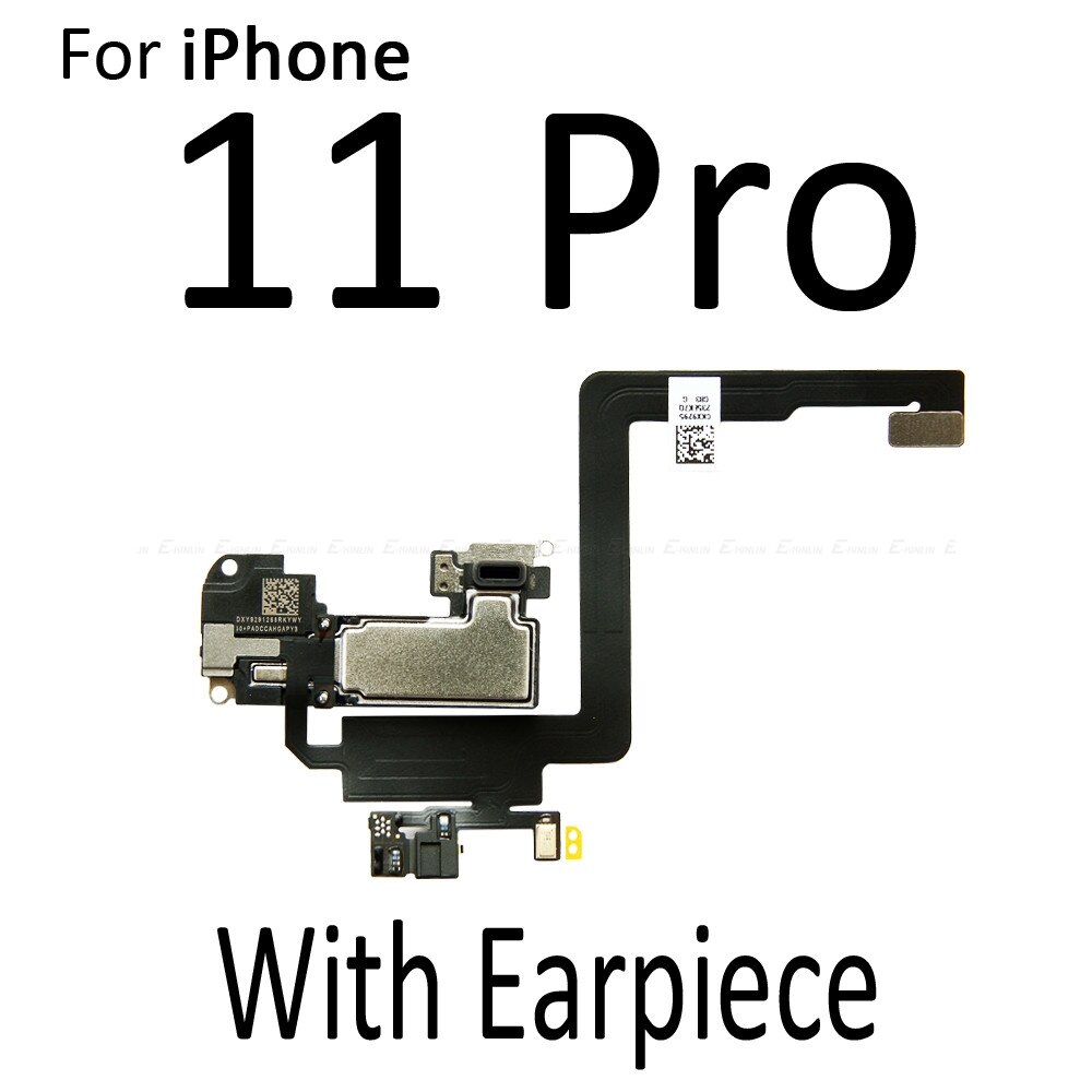 Pour iphone  x 10 11 pro xs xr max écouteur avant haut-parleur capteur de lumière ambiante de proximité câble flexible ruban: Avec haut-parleur 11 pro