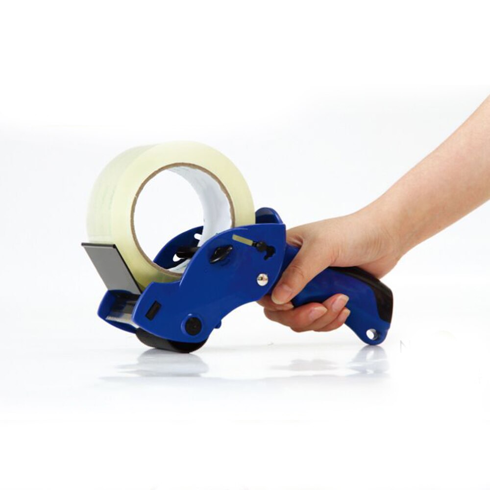 Taper Cutter Transparent Adhesive Tape Dispenser School Desktop Blue Washi Tape Holder Packing Dispenser Office Supplies