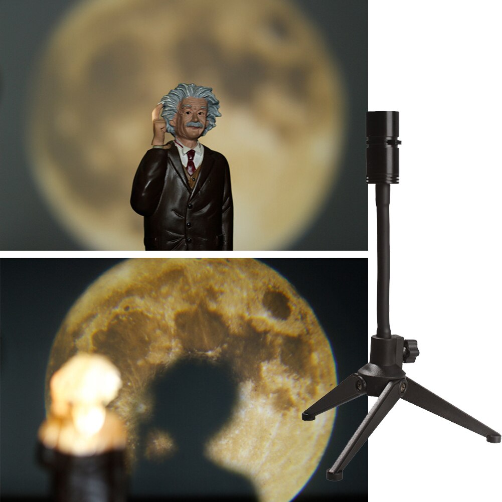 Moon Earth Projector Lamp USB Rechargeable Planet Projection Girl Bedroom Table Lamp Photo Atmosphere LED Night Light Home Decor