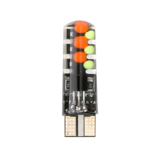 Led W5W T10 RGB Luz de liquidación Universal coche RGB COB 12SMDs colorido Multi Modo bombillas para coche con control remoto: one bulb