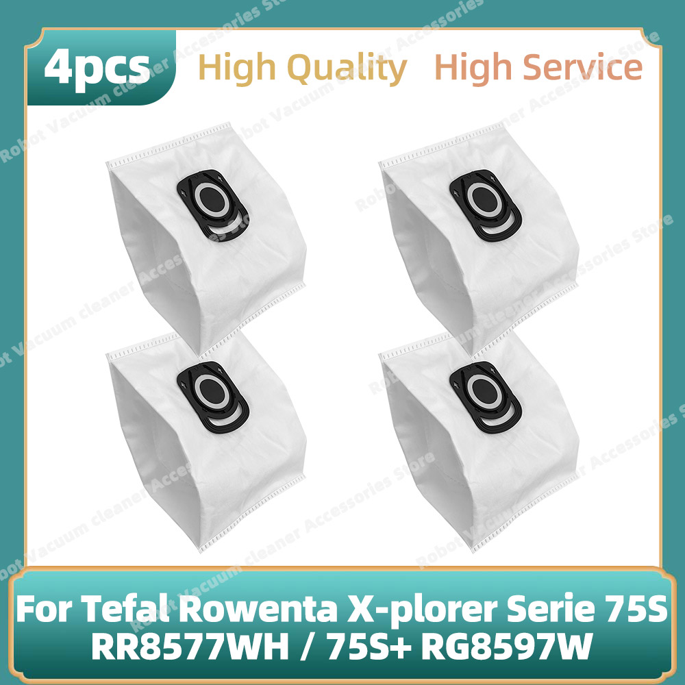 Compatibel Voor Tefal Rowenta X-plorer Serie 75S RR8577WH/75S + RG8597W Roller Belangrijkste Zijborstel Hepa Filter Mop doek Onderdelen: Paars