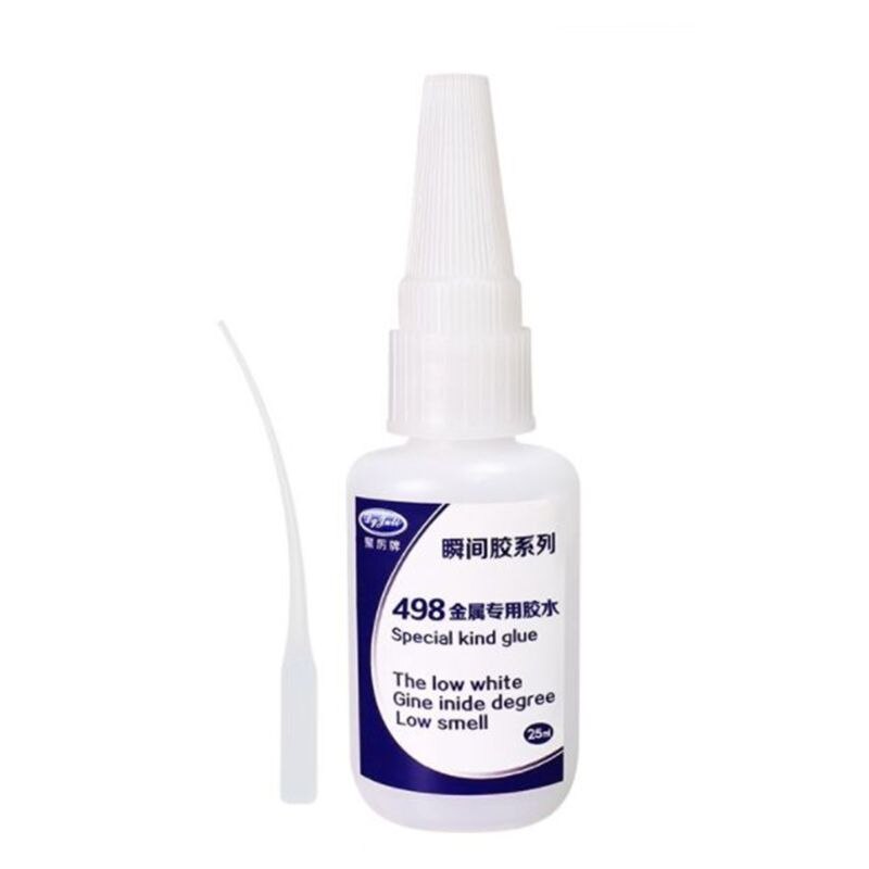 Pegamento de JL-498 de 25ml, hierro, acero inoxidable, aleación de aluminio, soldadura de Metal, secado rápido, fuerte reparación adhesiva