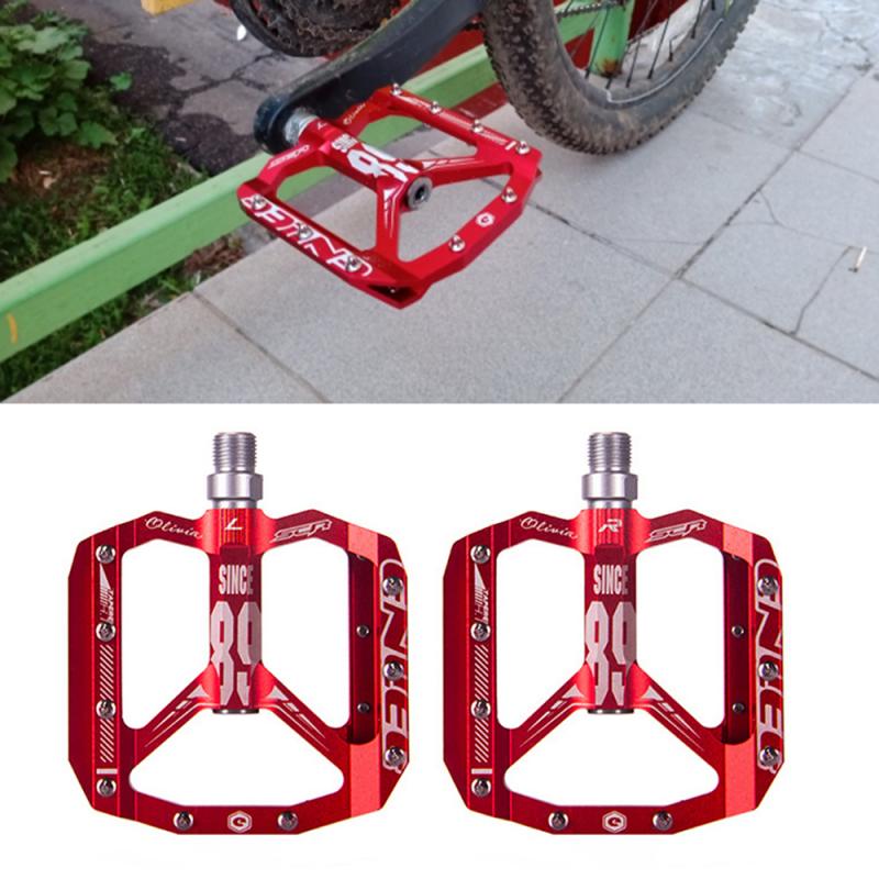 1 Pair Ultralight Aluminum Bicycle MTB Pedal Bearing Mountain Bike Pedals Bike Bicycle Accessories