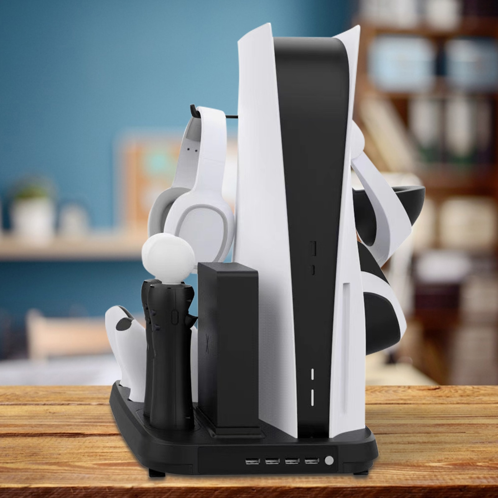 Charging Display Stand Game Console Charger Base For PS5 VR Charger Dock Base For Move Motion