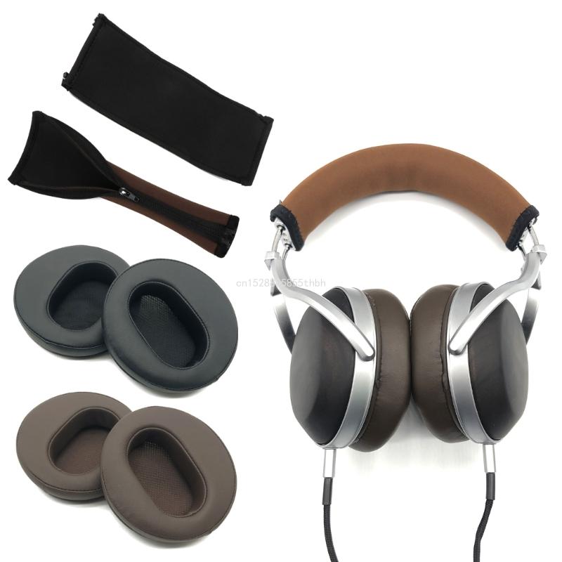 Ear Cushions Earpads Headband for DENON AH-D2000 D5000 D5200 D7000 D7200 D9200 Game Headphons Earcups for Immersive Sound