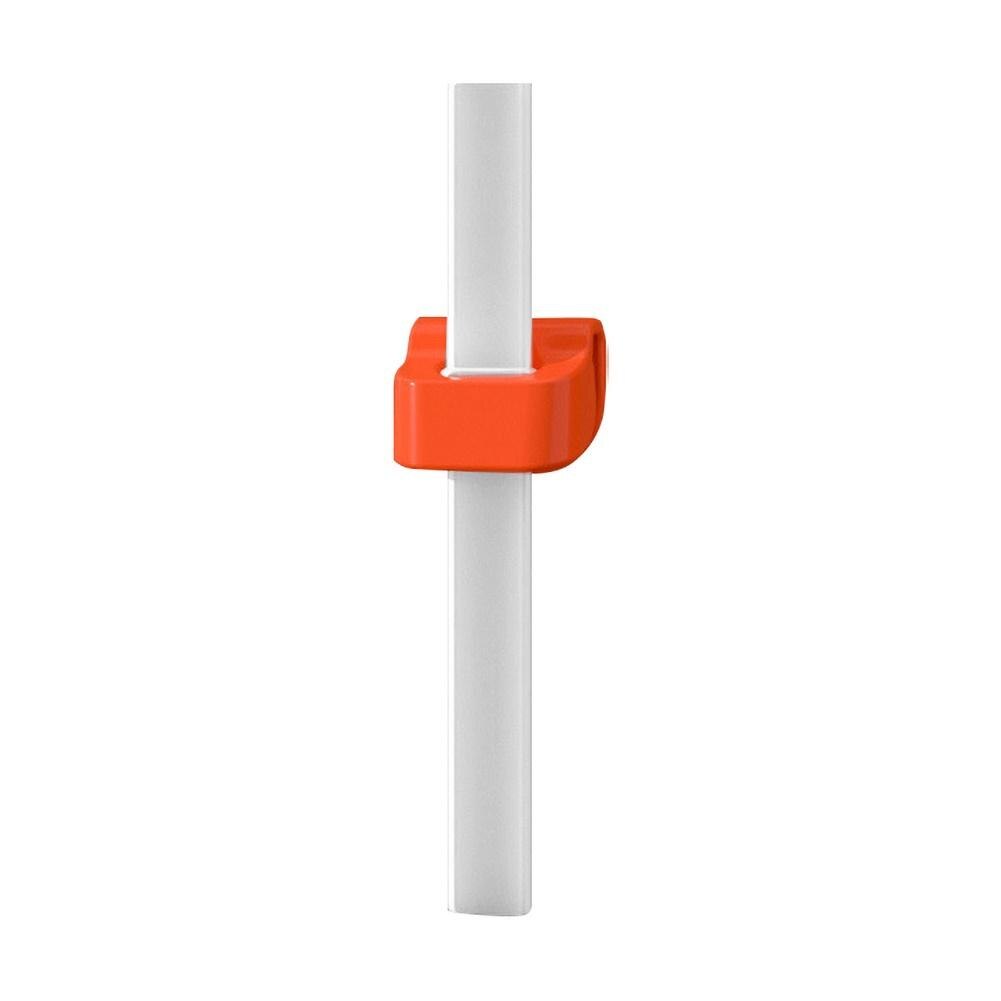 Gebruiksvoorwerpen Baby Herbruikbare Siliconen Soep Water Rietje Snap Gesp Voeden Servies Dropper Lepel Buret Baby Gebruiksvoorwerpen: Rood