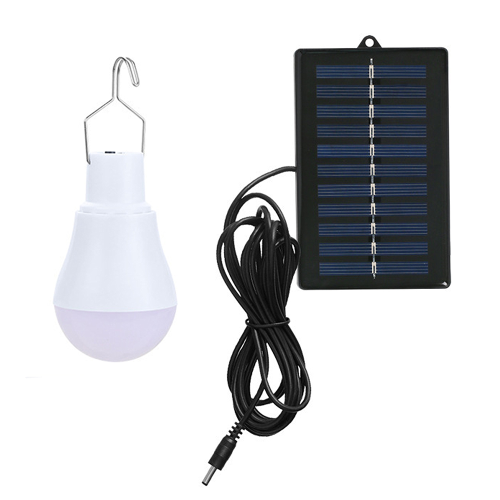 LED-lamp op zonne-energie, spaarlamp, draagbare wandlamp voor buiten, tuin, kamperen, wandelen, vissen, noodverlichting