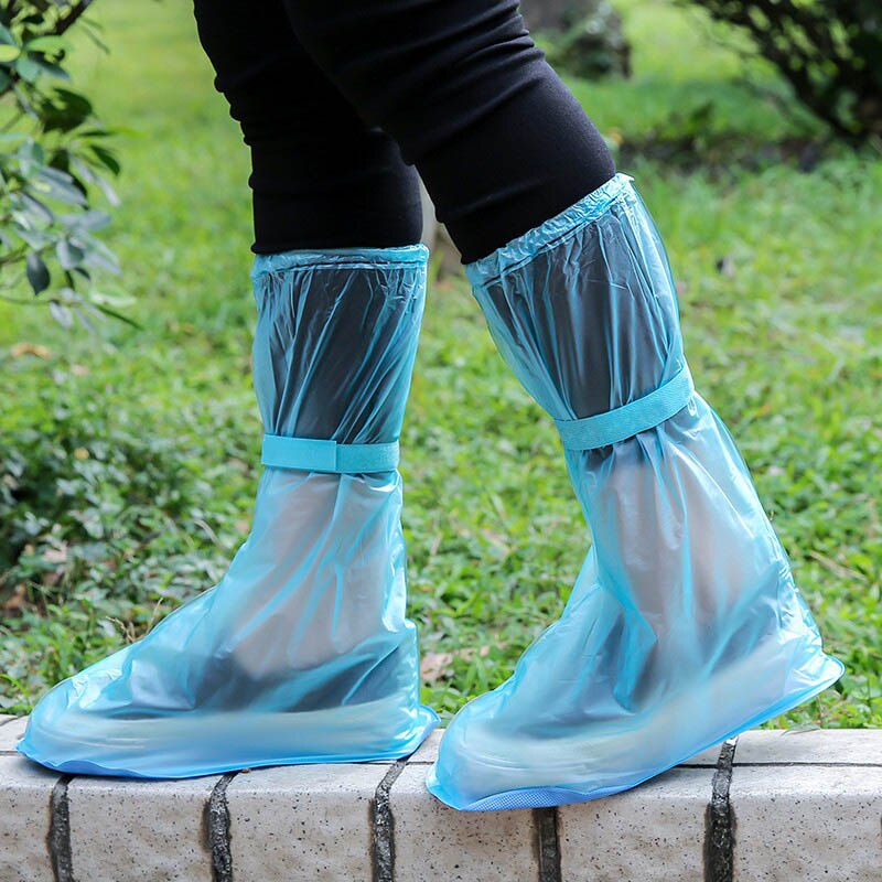 Regntilbehør slip husholdningsartikler bærbare regnskoovertræk regnstøvler vandtætte vandtætte høj støvle