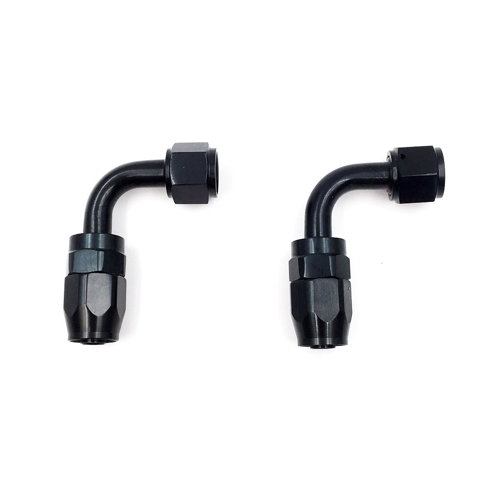 Car Black Universal Braided Fuel Line Hose Rubber Hose with AN6 Hose Fitting Kit Car Accessories