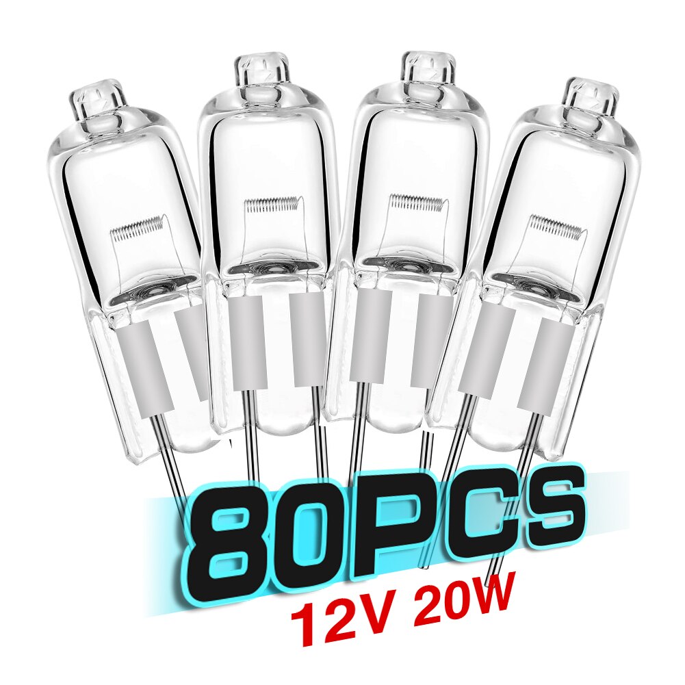 80 pièces G4 20W 12V ampoules Ampoule JC Type cris... Grandado