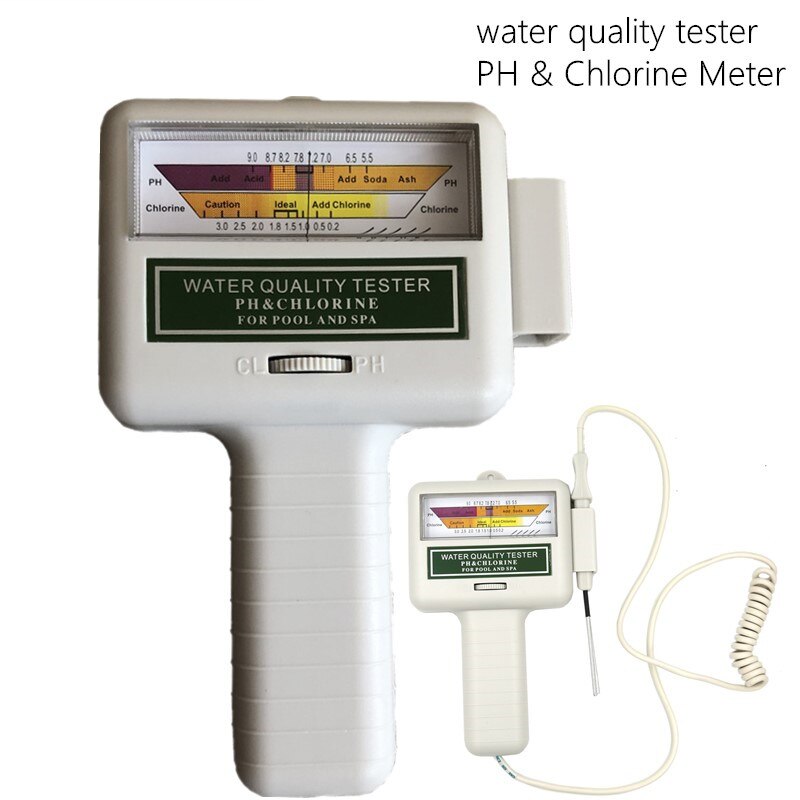 CL2 Tester 2 in 1 Water PH & Chloor PC-101 Niveau Draagbare Digitale PH Meter Zwembad Spa Analytische Instrumenten 40% off
