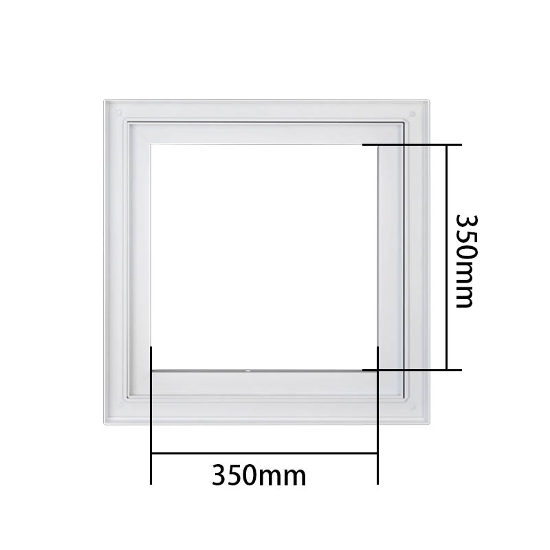 Ccess-Panel de acceso de pared o techo para puerta, apertura empotrada, Universal, ABS, cuadrado, plástico blanco, fácil de poner, 100x150mm -400x48000mm: L
