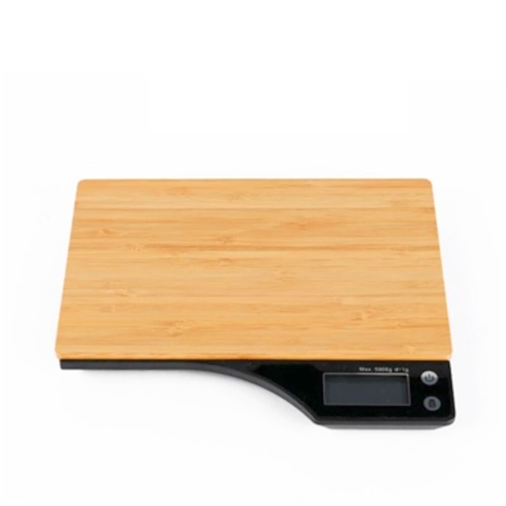 Keukenweegschaal, elektronische voedselweegschaal voor huishoudelijk gebruik, 5kg/1g draagbare koffieweegschalen, lcd-scherm voor kg/lb/oz/g, waterdichte slimme weegschaal