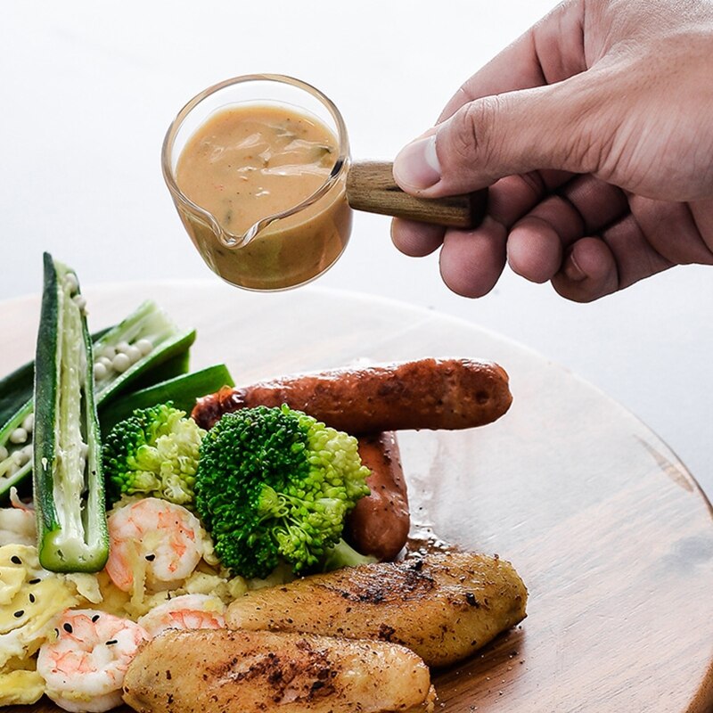 Mini plato para salsa con mango de cardo de leche plato de fruta de estilo japonés, vinagre, salsa, vajilla, cafetera para el hogar