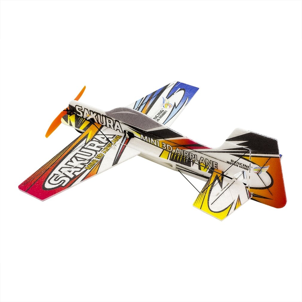 RC EPP Micro intérieur 3D F3P avion Sakura radiocommandé avion électrique 420mm envergure non assemblé besoin de construire avion