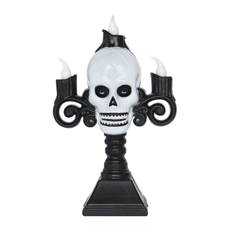 Halloween thematisiert Party Dekoration Ornamente unheimlich Geist Kopf Kerzenhalter Lampe Bar Schrecklichen Szene Layout Dekor Requisiten: Ursprünglich Titel