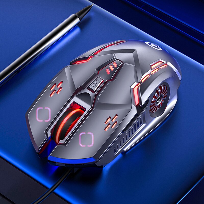 Computer Maus Gamer Ergonomische Spielen Maus USB Verdrahtete Spiel Mause 5500 DPI Stille Mäbenutzen Mit LED-hintergrundbeleuchtung 6 Geschmack Für PC Laptop