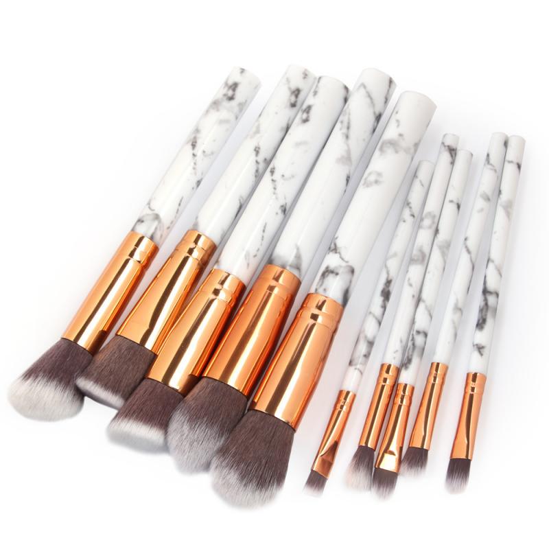 10pcs/set Makeup Brushes Sets Highlighter Eye Cosmetic Powder Foundation Eye Shadow Cosmetics Eyebrows Soft Hair