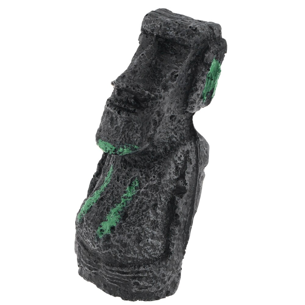 Piedra insular de pascua romana antigua, retrato de resina Artificial para acuario, accesorio de equipo, cueva de Adorno para acuario, roca, paisaje