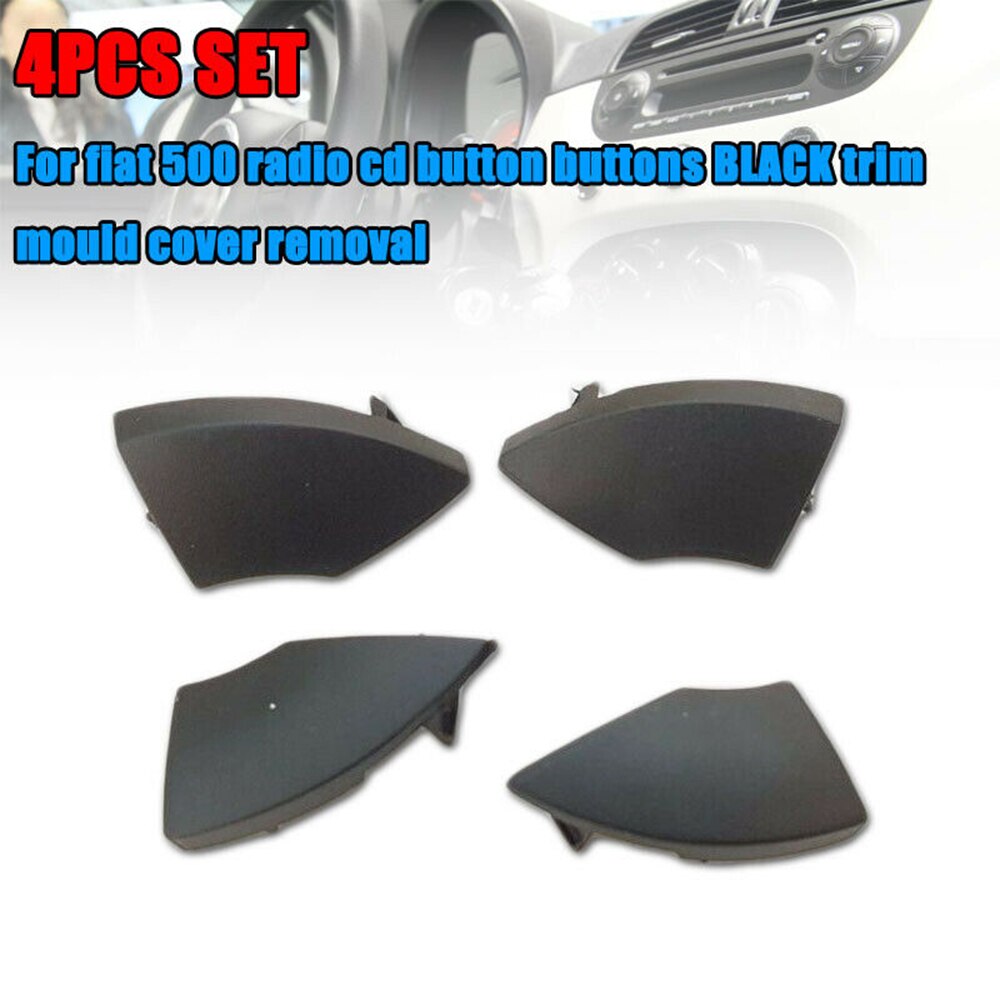 Uds molde para Fiat 500 Radio a partir de , botón de ajuste de piezas y accesorios de decoración de productos