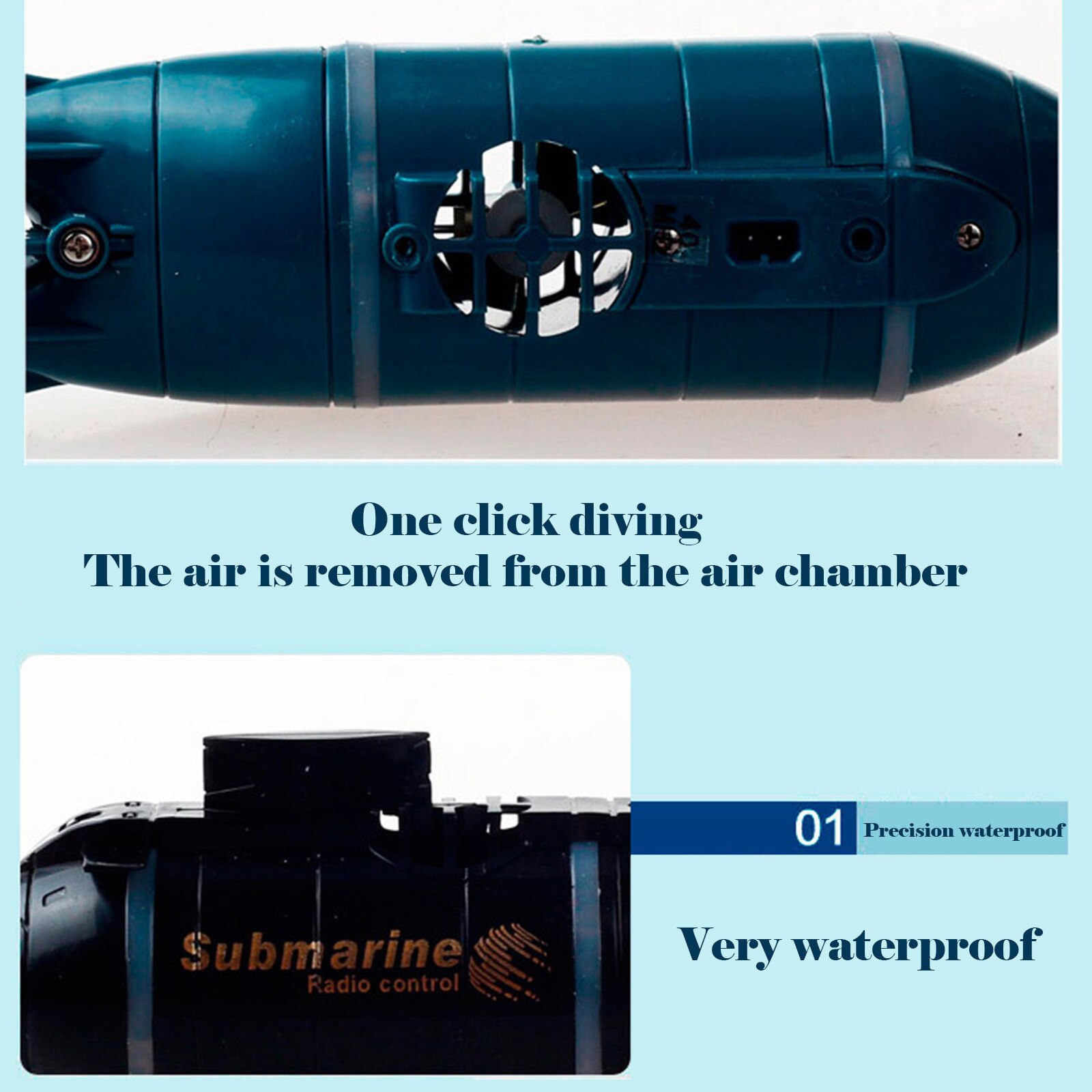 Baby Toys Remote Control Sub diving Toy Remote Control Playing Electric Mini Water Toys Mini wireless remote control submarine