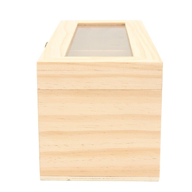 1Pcs Multifunctional Container Jewelry Store Box Home Organizer 3 Compartments Storage Tea Box Ornament Accessory