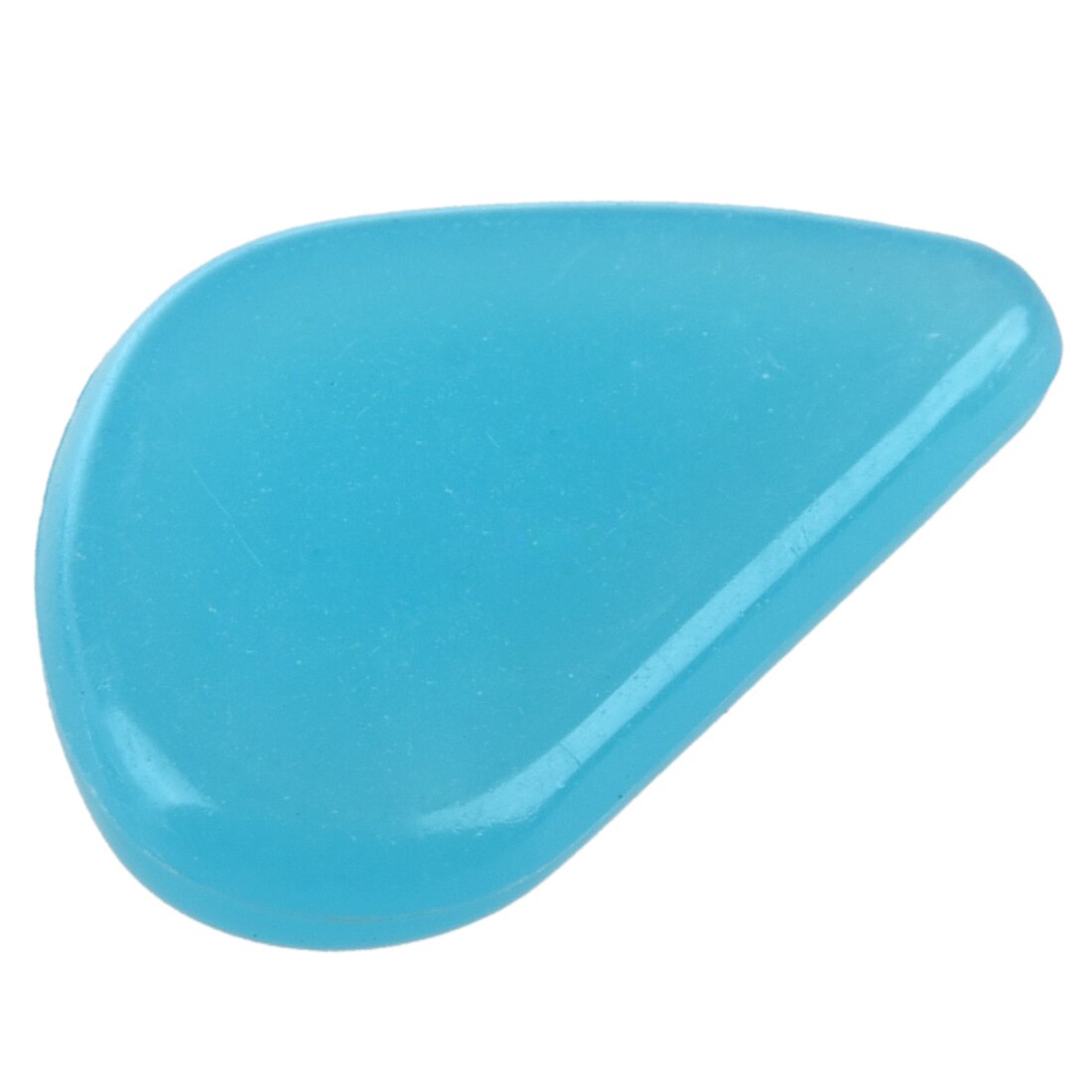 ! 100 Man-Made Glow in the Dark Pebbles Stone for Garden Walkway Sky Blue Photoluminescent Pigment resin