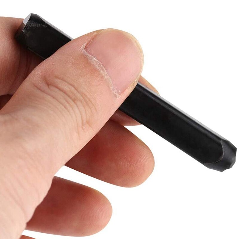 36 szt. 4mm stal numer symbol dziurkacz znaczek lista dziurkacz zestaw dziurkacz przemysłbyć winnym stalowe narzędzie skórzane