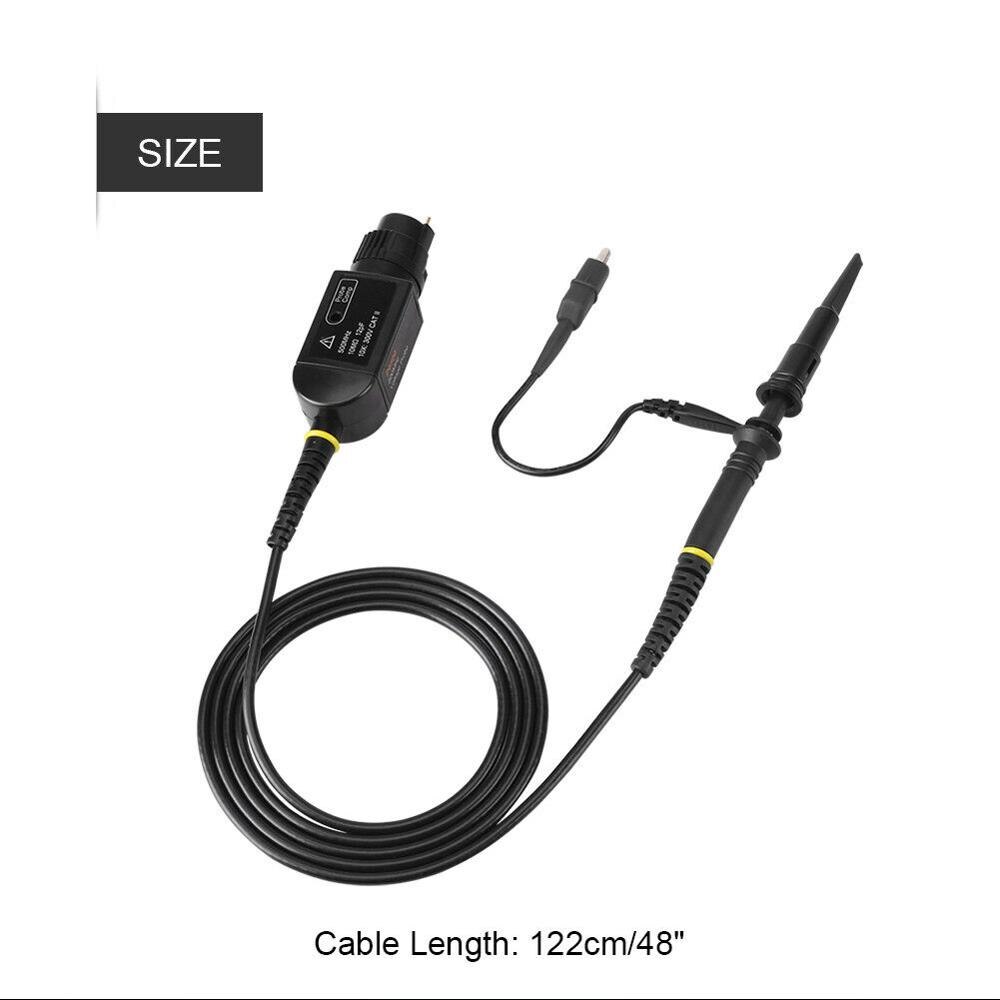 Hantek P6400 oscilloscope probe 400MHz oscilloscope passive voltage probe, with 10 times attenuation switch, with BNC terminal