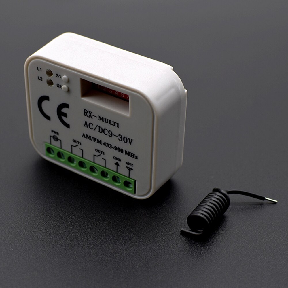 2 CH AC/DC 9~30V Universal Receiver Garage door remote control switch For Hormann 868 HS4 HSE2 HSE4 HSM2 HSM4 HS1 HS2 868MHz