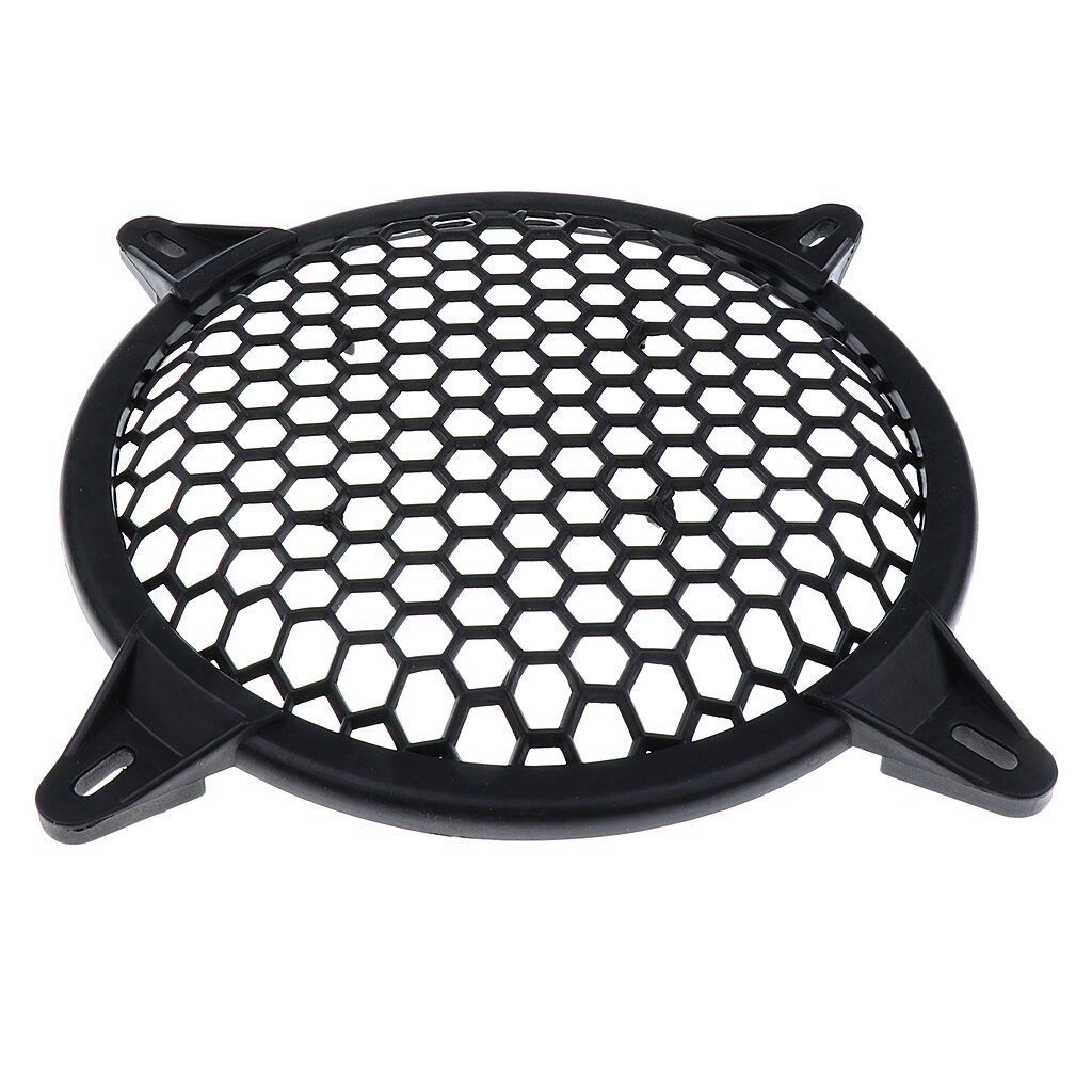 Universal Car Plastic Speaker Subwoofer Amplifier Cover Grill Mesh: 6 Inch