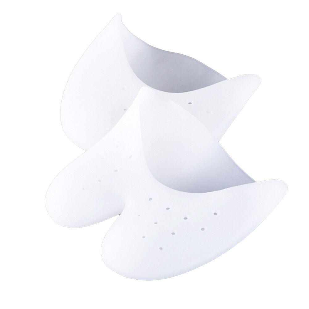 Laagste Prijs Siliconen Gel Ballet Pointe Dans Schoen Pads Kussens Neus Cover Protector Voetverzorging: Close White