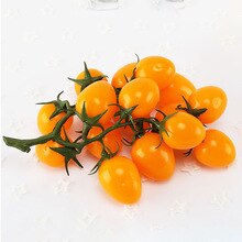 19cm Artificial Tomato PU Lifelike Simulation House Kitchen Decoration: Yellow