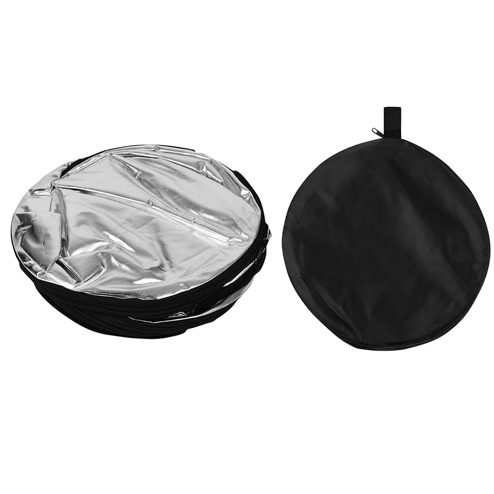 60 * 90cm/ 24 * 35inch Photography Light Reflector 7-in-1 Collapsible Multi-Disc for Studio Outdoor Photography with Carry Bag