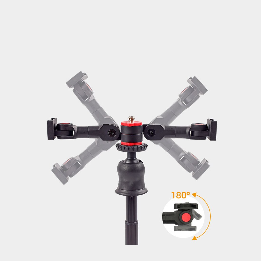 Super Magic Arm Verstelbare Magic Gelede Arm Met 1/4 Schroef Dual Cold Shoe Mount Voor Monitor Led Licht Lcd Video dslr Camera