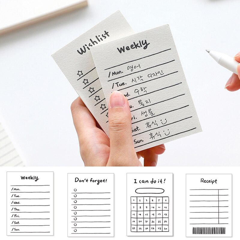 Hand Notebook Small Hand Drawing Ruled Grided Lined 50 Sheet for Office Home Use S55