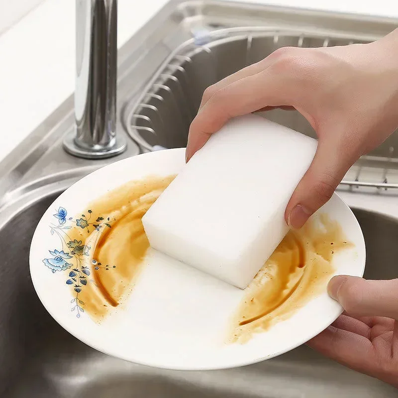 Outils de nettoyage ménager 2-20 pièces éponge magique blanche nettoyant Nano mélamine éponge de nettoyage pour le lavage de la vaisselle cuisine salle de bain