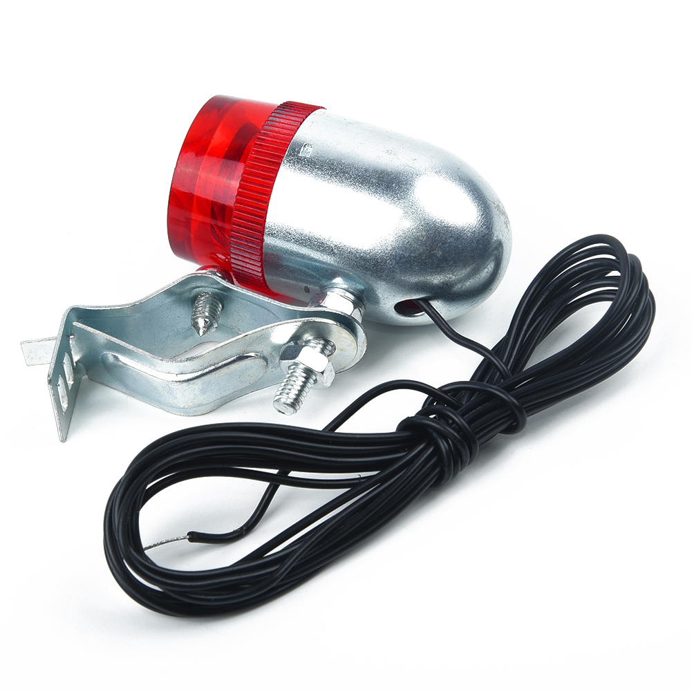 Lampa cykel bakljus ljusdelar retro 12v 6w klassisk dynamoglödlampa blinkers natt bak säkerhets spiralform kabelklämma. fäste