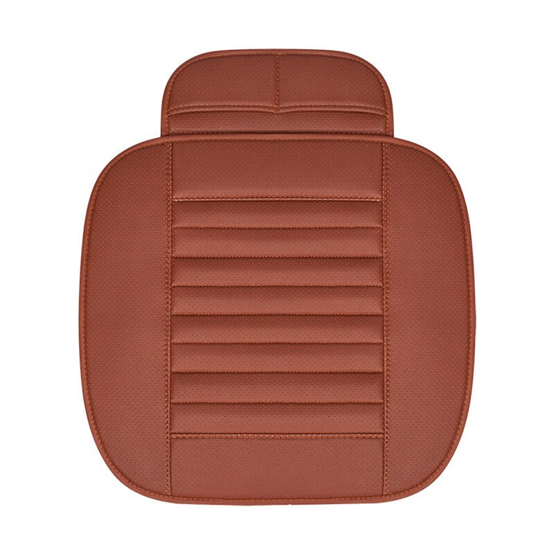 PU Leather Car Seat Cover Seat Cushion for VW Polo Golf Passat CC Touran Tiguan Touareg Phaeton T-ROC Multivan Car Accessories: Brown 1 Seat