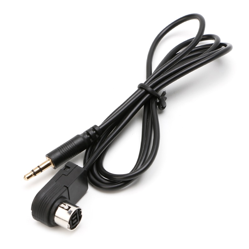 Cable de entrada auxiliar de 3,5mm para coche, Mini conector para ALPINE AI-NET, iPhone, MP3, adornado