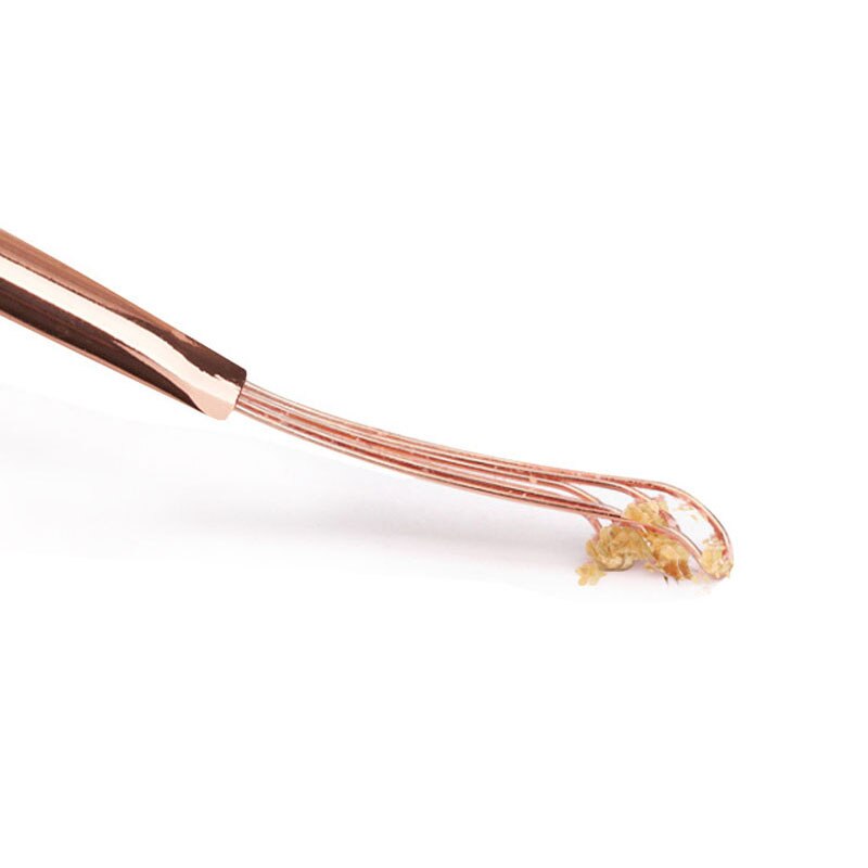 Herramientas de limpieza de oreja de acero inoxidable portátil, cuidado de la oreja, dispositivo de limpieza de orejas, cuchara para oídos ligera y duradera