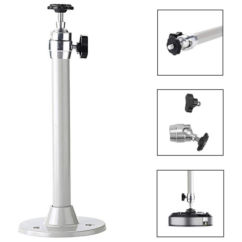 Soporte Universal para Proyector - Soporte Aluminio 21.5cm - Techo o Pared - Capacidad 5kg