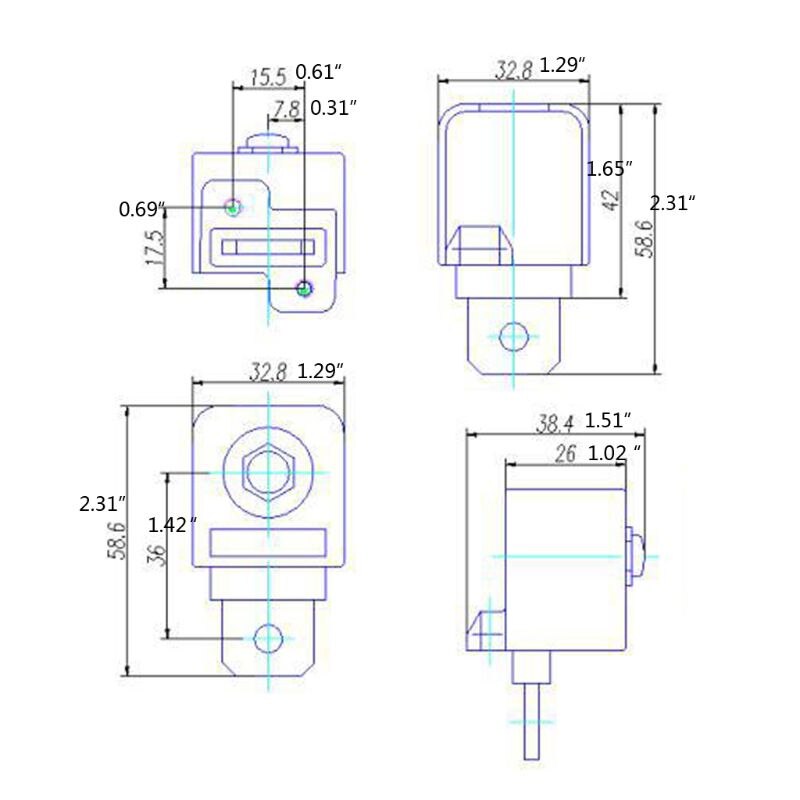 2 Pcs Connectors Terminals True Copper 300A Binding Post Inverter Terminal Power A0NC