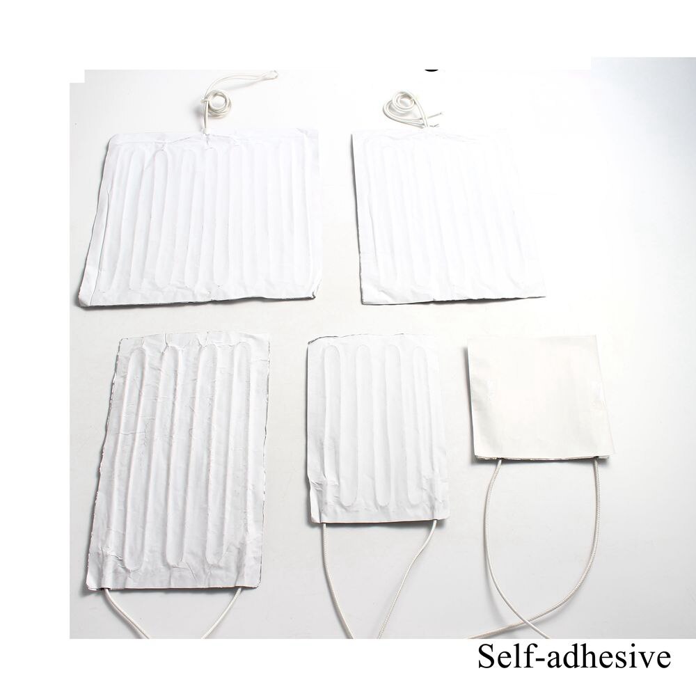 300x300mm 220V Aluminum Foil Heating Pad Rubber Heat Mat Heated Bed Plate Heater Self-adhesive Flexible Waterproof 3D Printer