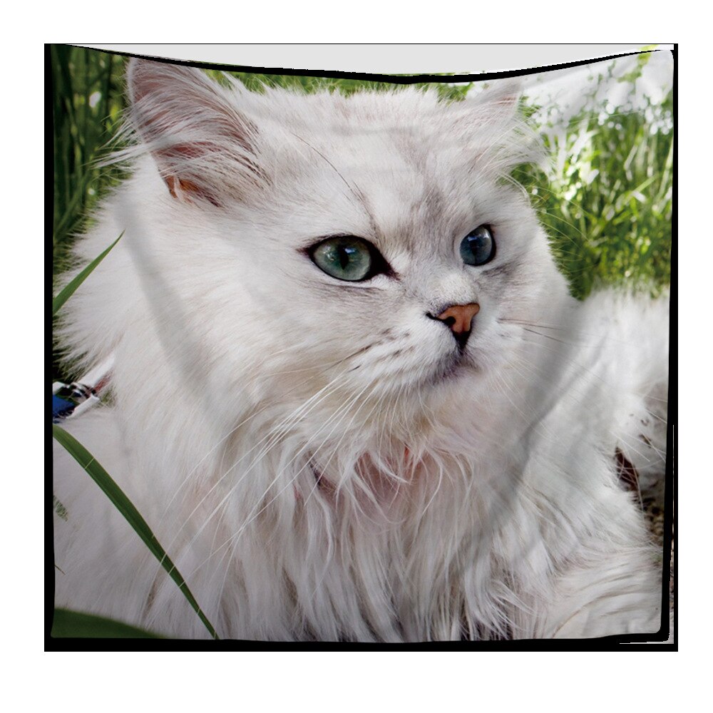 Nordic Natural View Tapestry Persian Cat Pattern Living Room Bedroom Home Decor Dirt-resistant Wall Hanging Chic Ornaments: 200X150cm / TP1054-1